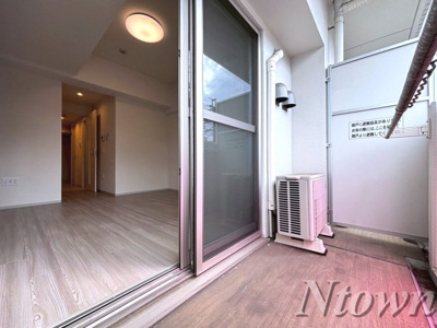 【バルコニー】 | ジュール亀島 | お洗濯にも便利なバルコニー付き