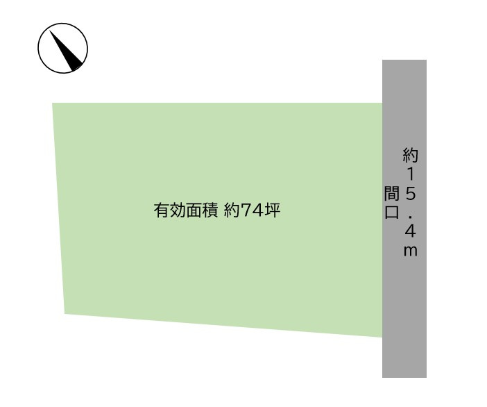 香寺町土地の区画図