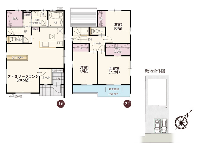 [新築住宅] 深谷市上野台 第59期 全3棟の間取り