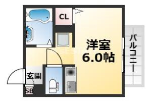 【間取り】 | パセオミフネA棟