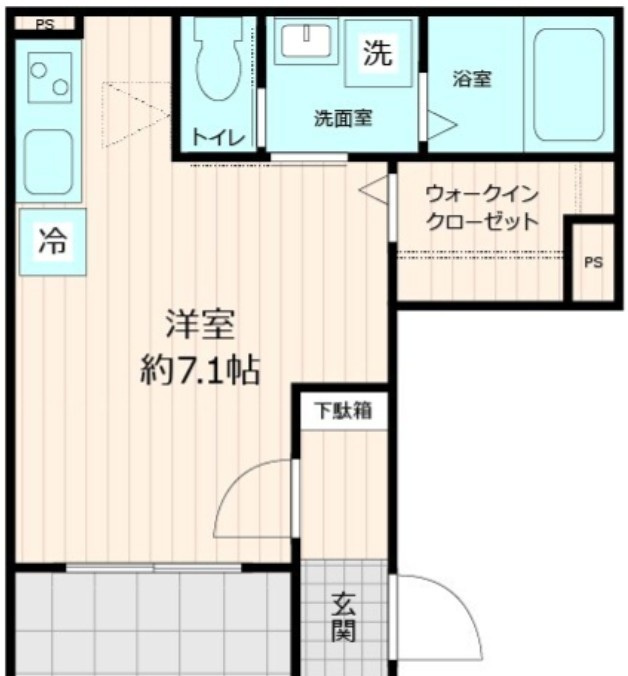 仮称）メゾン　ド　ココルソレイユの間取り|間取りです。