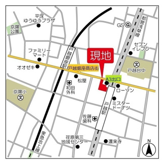 【地図】 | ONE ROOF FLAT TOGOSHI