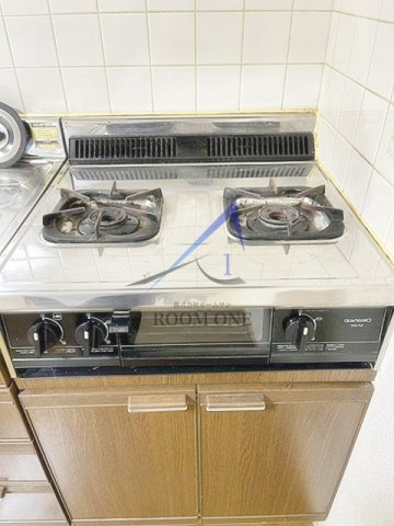 ビラ松木の設備|2口コンロです。
