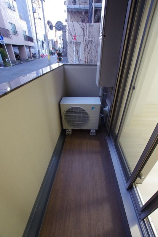 フュージョナル千住大橋のバルコニー