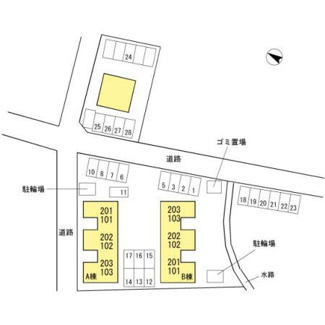 【区画図】 | サニークレスト　A棟