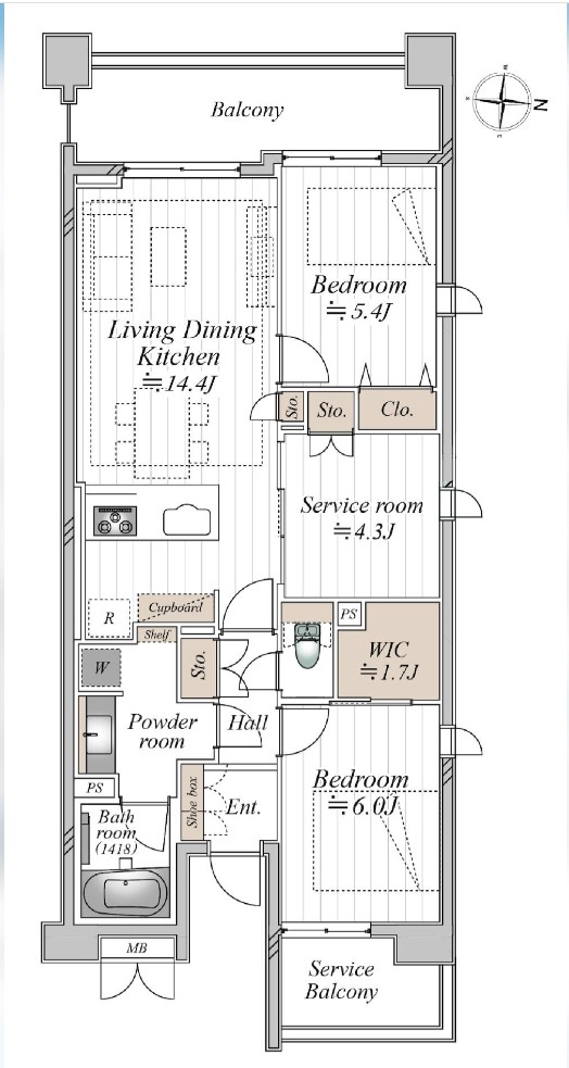 ★仲介手数料無料★TENNOZ DUPLEX（天王洲キャナルサイド水辺の暮らし角田うい住みたい方におすすめです）　
