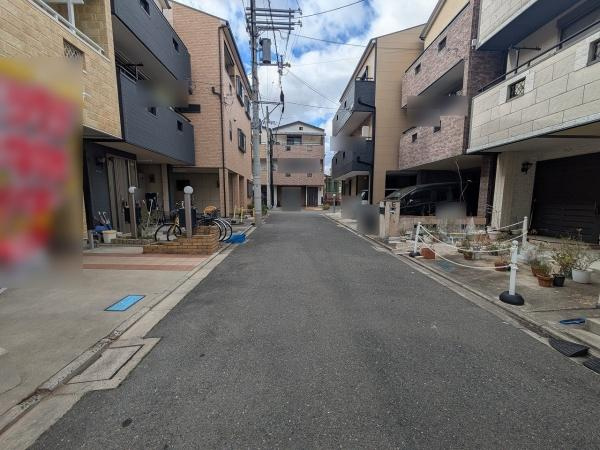 【前面道路含む現地写真】 | 守口市金田町1丁目　中古戸建