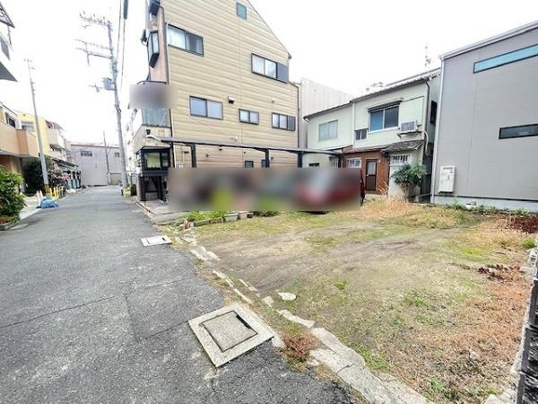 【前面道路含む現地写真】 | 守口市金田町4丁目　売土地