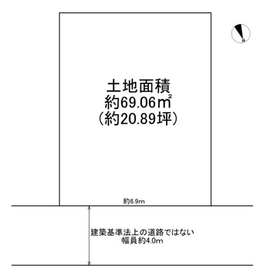 【土地図】 | 守口市金田町4丁目　売土地