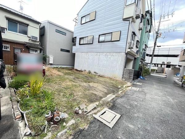 【前面道路含む現地写真】 | 守口市金田町4丁目　売土地