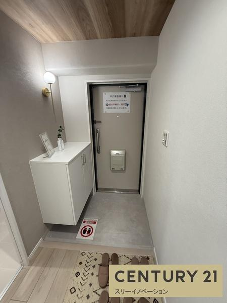 ユニハイム市岡Ⅱの玄関