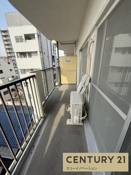 ユニハイム市岡Ⅱのバルコニー