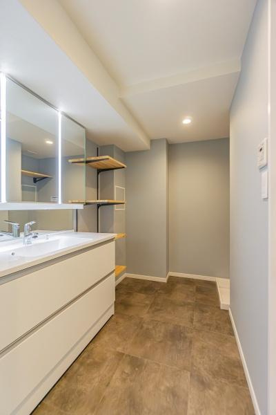 新多摩川ハイム１号棟のキッチン