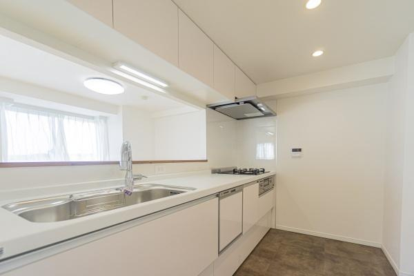 新多摩川ハイム１号棟のキッチン