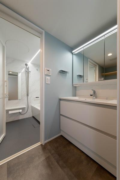 戸塚西パークホームズ四番館の独立洗面台