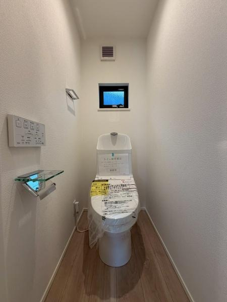 横浜市南区大岡１丁目の新築一戸建のトイレ|トイレはもちろん１階と２階にあります！