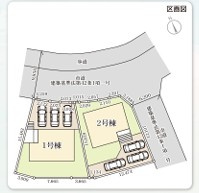 【いわき市若葉台2丁目　第5・2号棟】　＼ランドリールーム/パントリー有り♪／の区画図|区画図です。
