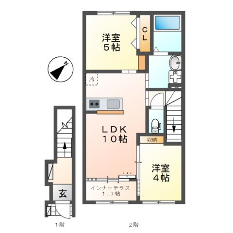 ノイアー・ルウムⅠの間取り