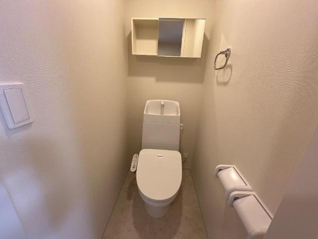 仮）豊山町豊場新栄34-1新築アパートのトイレ|シャワー付トイレ（イメージ）