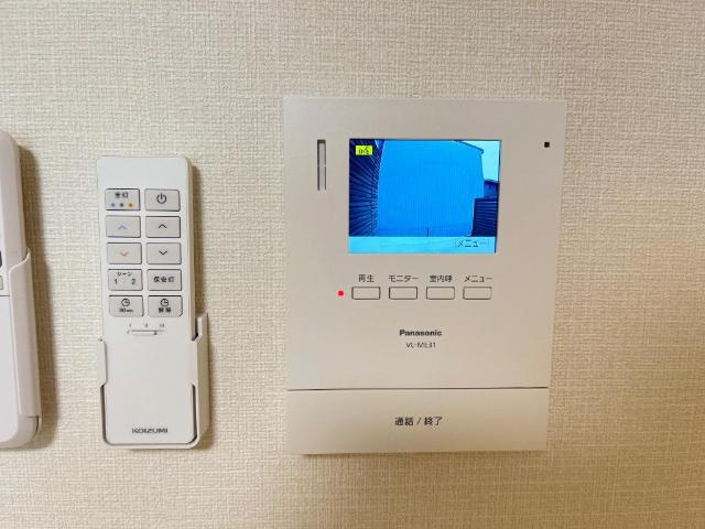 仮）豊山町豊場新栄34-1新築アパートのセキュリティ|カメラ付インターホン（イメージ）