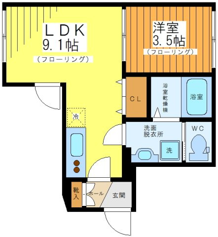ブリステラス学芸大学前の間取り