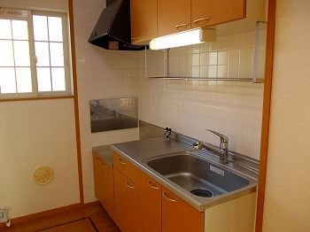 【キッチン】 | フリーデンＡ | きれいなキッチンです