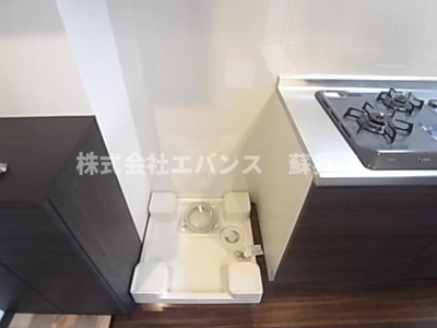 【洗面所】 | AQUE5 | 広い洗面スペース