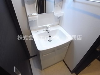 【独立洗面台】 | AQUE5 | 独立洗面台あり、毎朝おしゃれに忙しい女性の方におすすめです