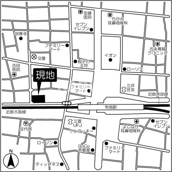 ハイラインⅢの地図