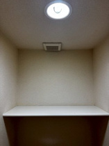 ゆったりとした空間のトイレです