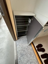 シンプルで使いやすい玄関です