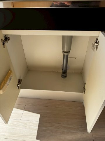 コンパクトなキッチンで掃除もラクラク