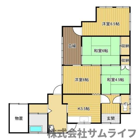 【間取り】 | 上山田貸家