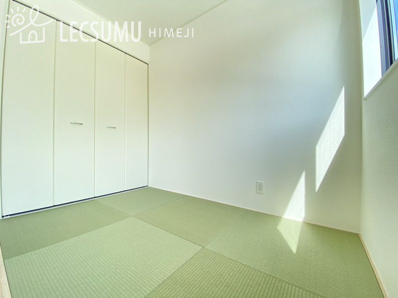 姫路市飾磨区妻鹿第1/新築戸建の和室|同社施工例