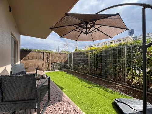 武庫川サニーハイツの庭