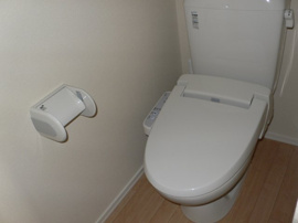 トイレもきれいです