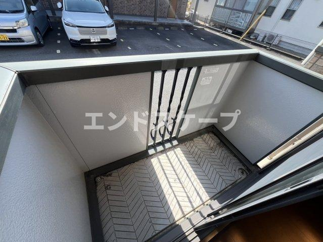 パルハイム2003　Ｂのバルコニー|高崎、前橋のお部屋探しはエンドスケープまで！お客様の理想お聞かせ下さい♪