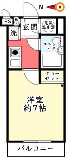 【間取り】 | ライオンズマンション東池袋第２ | 西向きのお部屋なので、陽当たり・通風良好です！