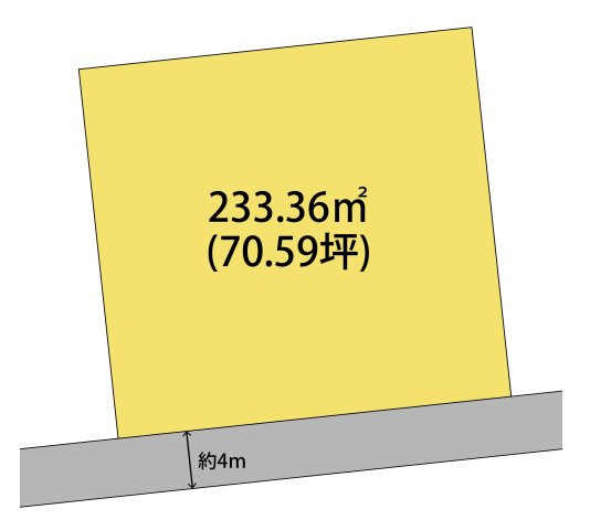 和歌山市北田辺丁・土地・127598の区画図