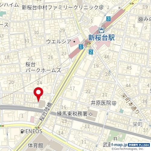フェッロヴィア桜台の地図