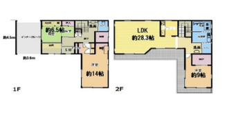 【間取り】 | 筑西市新治3LDK中古住宅