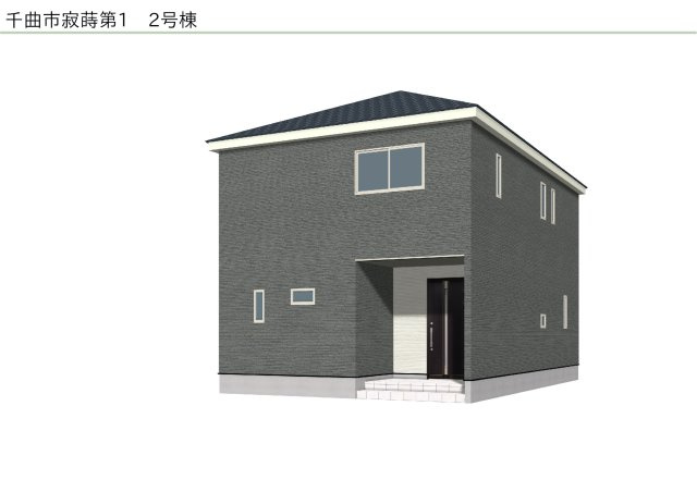 千曲市寂蒔第１の外観パース|２号棟