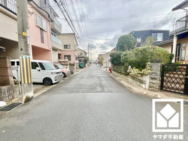 宇治市伊勢田町砂田の前面道路含む現地写真