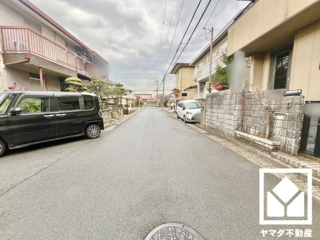宇治市伊勢田町砂田の前面道路含む現地写真