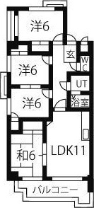 ピュア中平の間取り