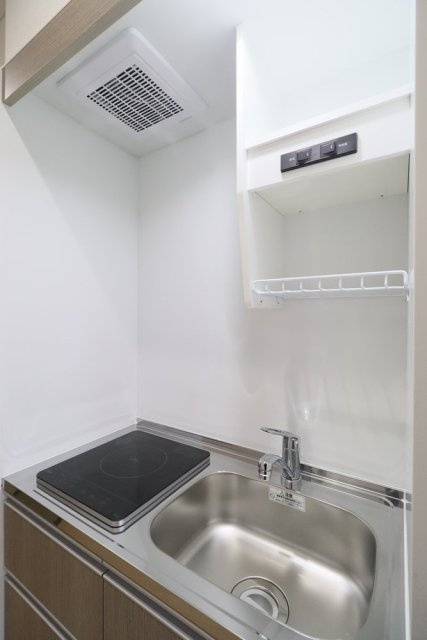 ハイツ若草のキッチン|1口IHコンロ