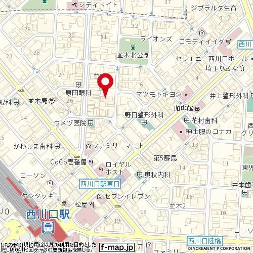 ハイツ若草の地図