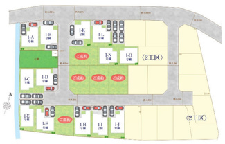 【区画図】 | 新座石神5期　全18棟（1工区）　1-O号棟 | 新座石神5期　全18棟（1区工）　1-O号棟