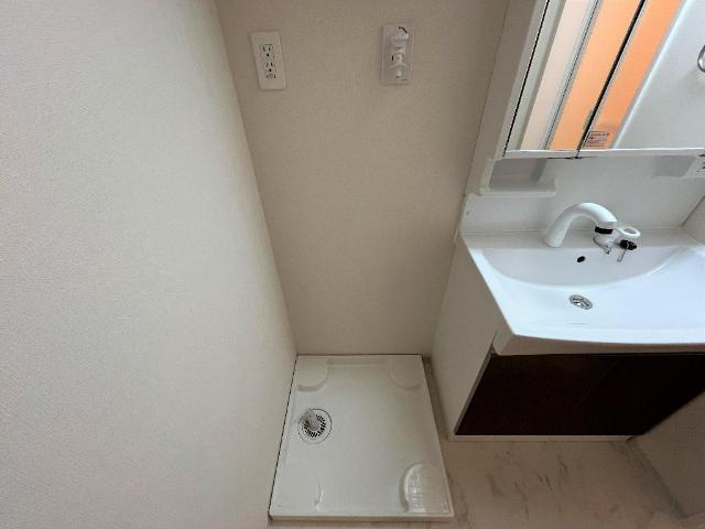 仮）内牧アパートA棟　新築工事のその他|洗濯機置場（イメージ）