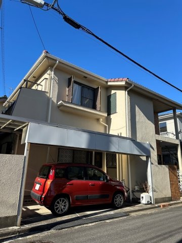 領家戸建の外観|外観は落ち着いています